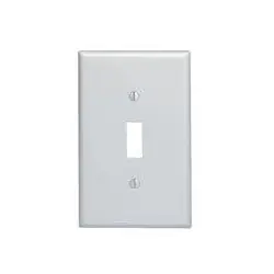 Leviton 80501-W Wallplate Midway Size Thermoset Device Mount White