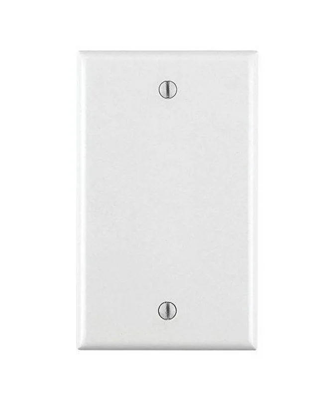SK0477970-US20260702-105043-0 Leviton 80714-W 1-Gang No Device Blank Wall Plate Standard Size Thermoplastic Nylon Box Mount Replacement MPN - Image 1