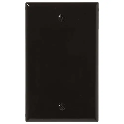 SK0477993-US20260702-105043-0 Leviton 85014 1-Gang Blank Wallplate Brown - Image 1