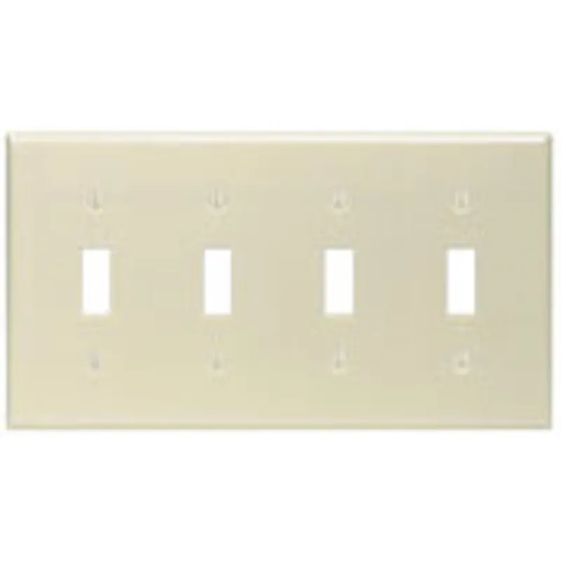 SK0478000-US20260702-105043-0 Leviton 86012 Wallplate Standard Size 4 Gangs 4.5 in H x 8.18 in W Replacement MPN - Image 1