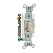 Leviton CS315-2I 3-Way AC Quiet Toggle Switch 120/277 VAC 15 Amp 2 Hp