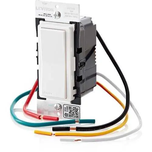 SK0478034-US20260702-105043-0 Leviton D215S-1BW Decora Smart Wi-Fi (2nd Gen) 15A Switch - Image 1
