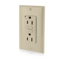 SK0478039-US20260702-105043-0 Leviton GFNT1-I Self-Test SmartlockPro Slim GFCI Receptacle 15A 125 Volt - Image 1