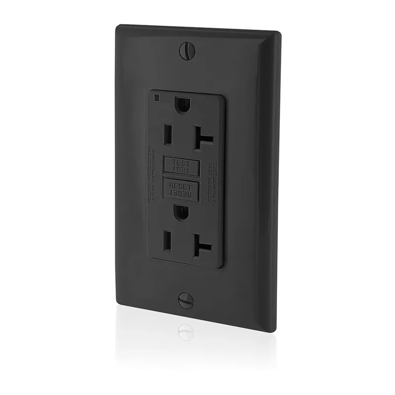 SK0478044-US20260702-105043-0 Leviton GFNT2-E GFCI Receptacle Duplex 125 VAC 20 Amp - Image 1
