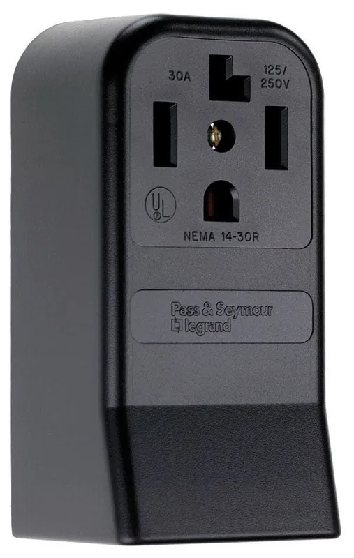 Pass & Seymour 3884 Straight Blade Receptacle 30A 125/250VAC 3 4