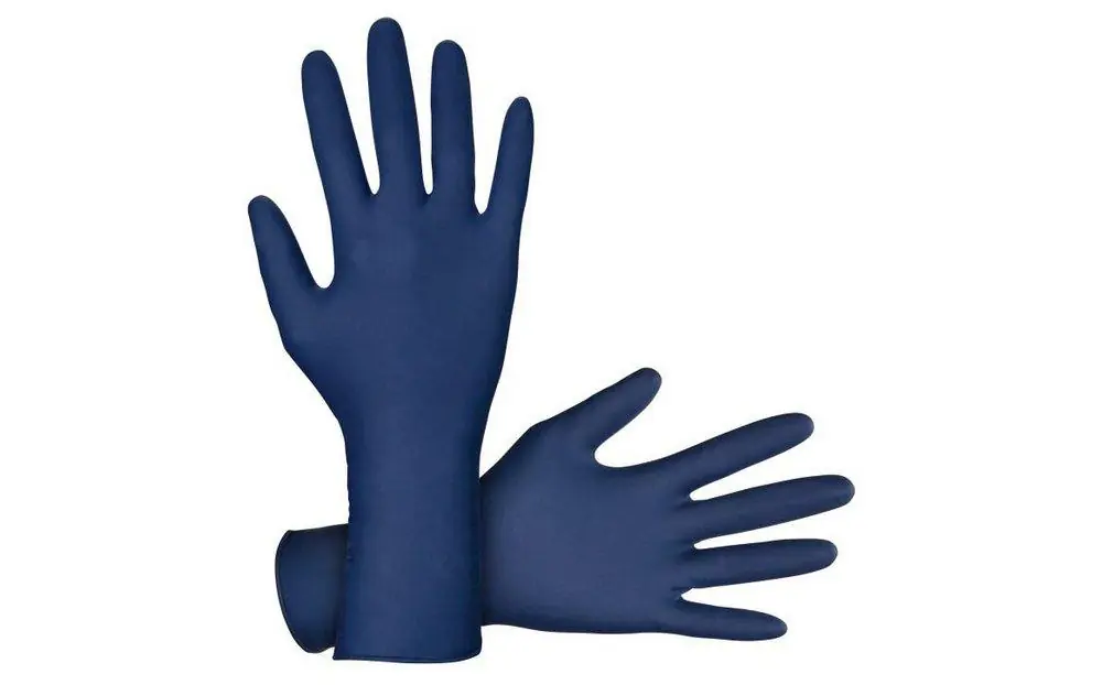 SK0478245-US20260702-105043-0 SAS Safety 6604-20 Thickster 14 mil Size XL Powder Free Rubber Disposable Glove in Blue (Pack of 50) - Image 1