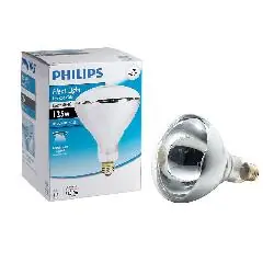 Signify 416743 Dimmable Heat Lamp 250W E26 Medium Incandescent/Halogen BR40