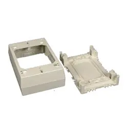 Wiremold 2347 Nonmetallic Device Box 600 V 1-Gang