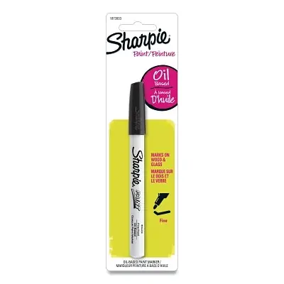 SK0479131-US20260702-105043-0 Sharpie 1873933 Oil Based Paint Marker Black Fine Point - Image 1