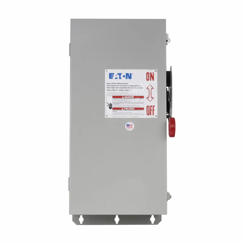 Eaton DH363FDK Heavy Duty Safety Switch 100 A 600 VAC