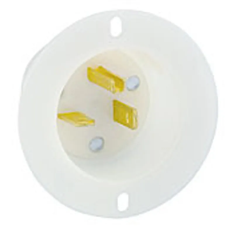 Leviton 15378-C Inlet Receptacle Grounding 125 VAC 20 AMP NEMA 5-20P