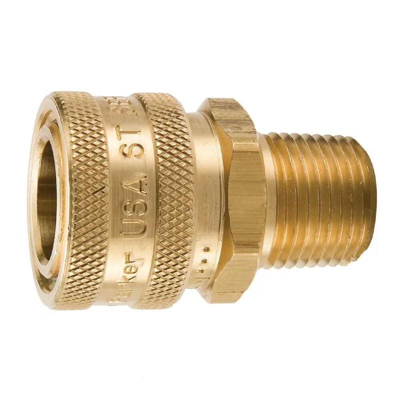 SK0479763-US20260702-105043-0 Parker BST-4M Quick Coupler, Brass - Image 1