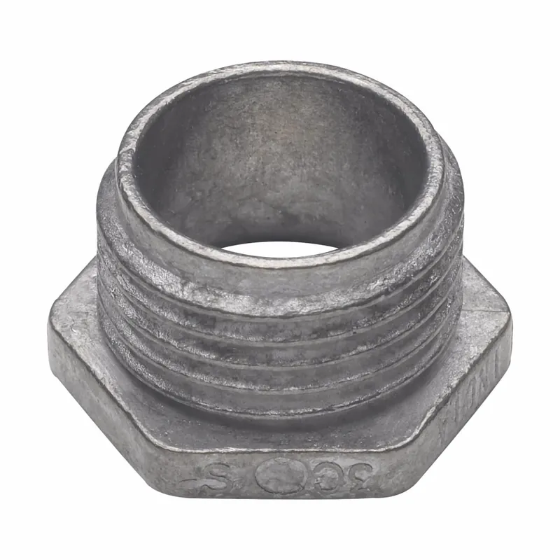 Crouse-Hinds 50D Non-Insulated Threaded NPSM Conduit Bushed Nipple 1/2 In