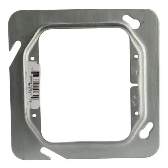SK0479826-US20260702-105043-0 ABB 72-C-17 Steel City 72-C-17 4-11/16 Inch Side 2-Gang 1/2 Inch Steel Raised Square Box Cover - Image 1