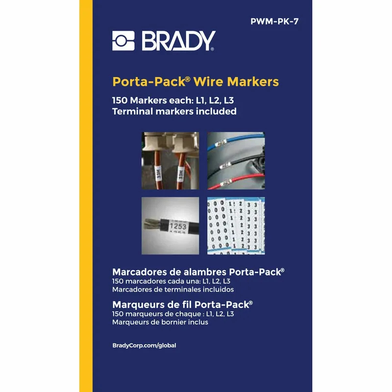 SK0479869-US20260702-105043-0 Brady PWM-PK-7 Porta Pack WM Refill Legend L1 L2 L3 Replacement MPN - Image 1
