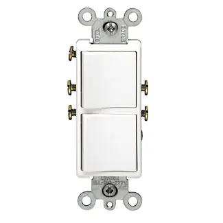 SK0479955-US20260702-105043-0 Leviton 5627-W Combination Switch 20 Amp 120/277 Volt - Image 1