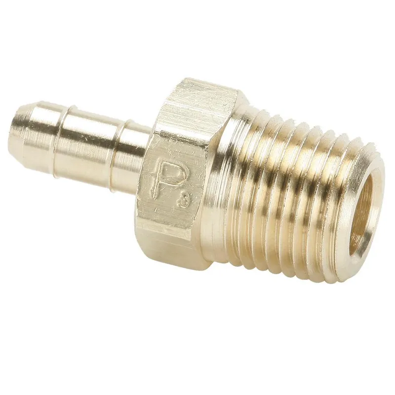 SK0480046-US20260702-105043-0 Parker 28-4-1 Pneumatic Hose Barbs, 1/4 x 1/16 in, Barb, Brass, Domestic - Image 1