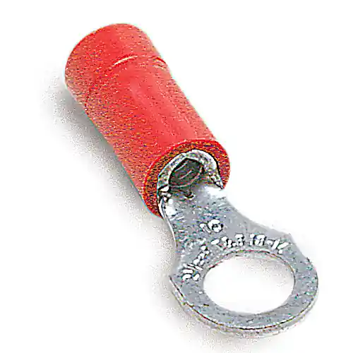 ABB 18RA-10 Vinyl-Insulated Ring Terminal - #22-16, #10bolt