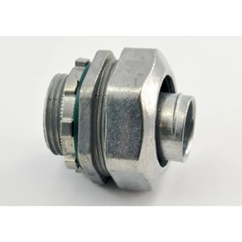 Bridgeport 431-LTI2 Connector, Liquid Tight, Zinc Die Cast, Insulated Throat, Size 3/4 Inch