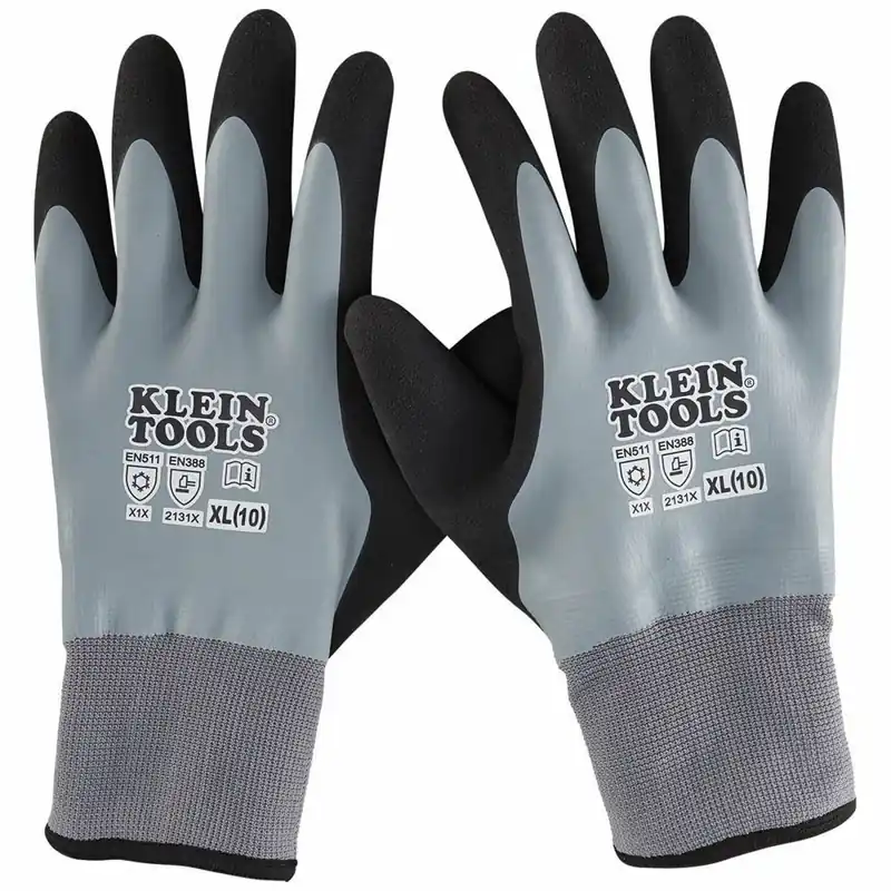 SK0480503-US20260702-105043-0 Klein Tools 60390 Thermal Dipped Gloves Extra-Large - Image 1