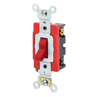 Leviton 1224-2R Toggle Switch 4-Way 20A 120/277 Volt