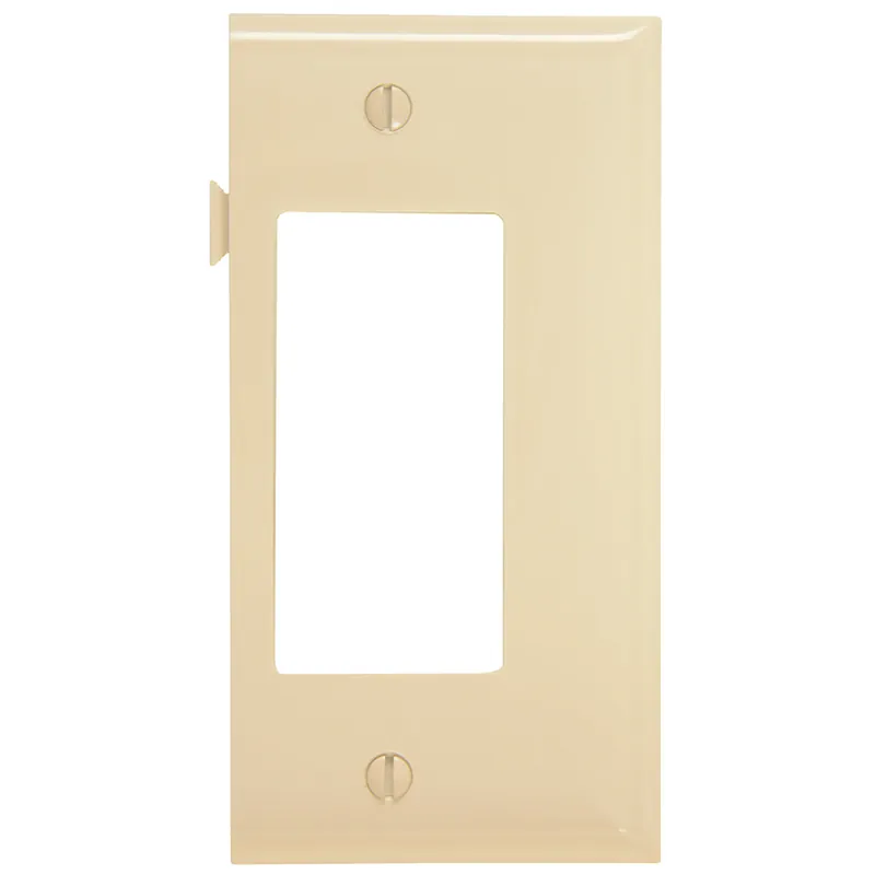 Legrand-Pass & Seymour PJSE26-LA Sectional Wall Plate Semi-Jumbo Decorator End Section Light Almond