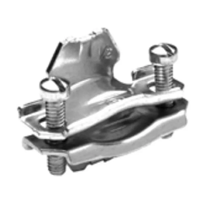 Bridgeport 642 Connector, Clamp Type, Two-Piece, Steel, Size K.O. 1/2 Inch