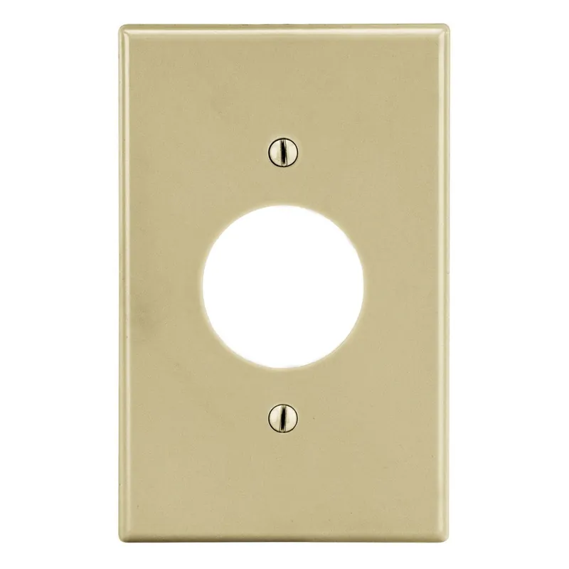 Hubbell Wiring Device-Kellems P7I Wallplate, 1-G, 1.40 Opening