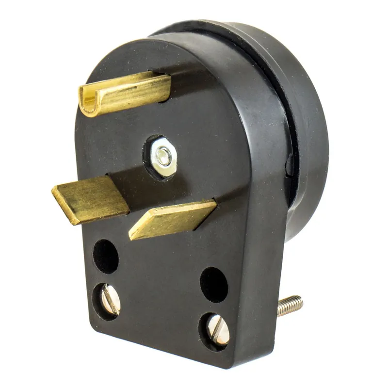 SK0481507-US20260702-105043-0 Hubbell Wiring Device-Kellems HBLTT30P Straight Blade Device, Male Plug, Nylon, 30A 125V, TT-30P - Image 1