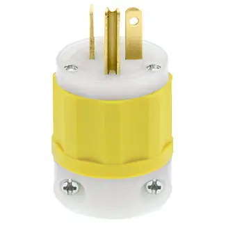 SK0481547-US20260702-105043-0 Leviton 5366-CY YL Plug 2PO 3WI 5-20P - Image 1