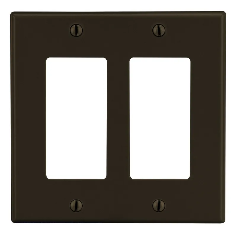 Hubbell Wiring Device-Kellems PJ262 HWDK PJ262 Wallplate, M-Size, 2-Gang
