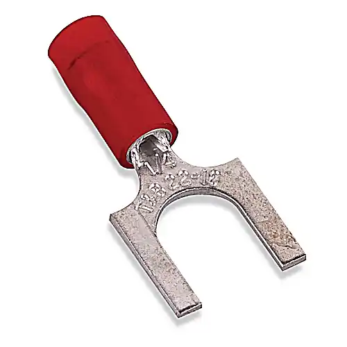 ABB RA18-6F Thomas & Betts Nylon-Insulated Fork Terminal 22-16 AWG #6