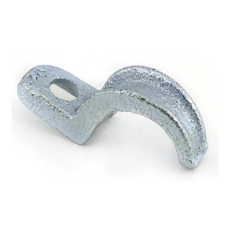 Bridgeport 901 Strap, One Hole Pipe, Malleable Iron, Size 1/2 Inch