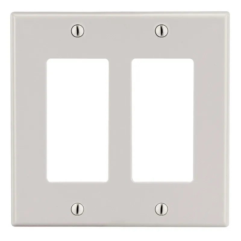 Hubbell Wiring Device-Kellems PJ262LA WALLPLATE M-SIZE 2-G