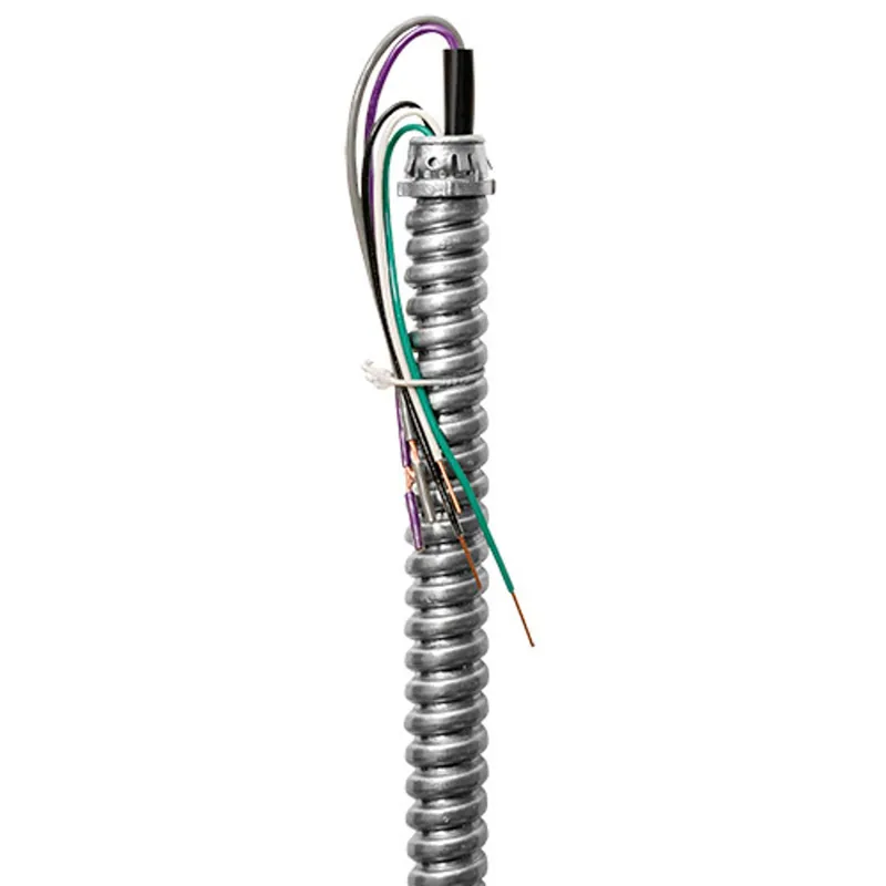 EPCO EPW1863SAD-1/2-IC Fixture Whip Number Of Conductors 5 Conductor Size 3 18 AWG Solid Black White Green 2 16 AWG Stranded Purple Gray