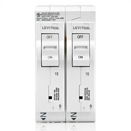 Leviton LSPD1-T Plug-On Surge Protection Device 15A TM