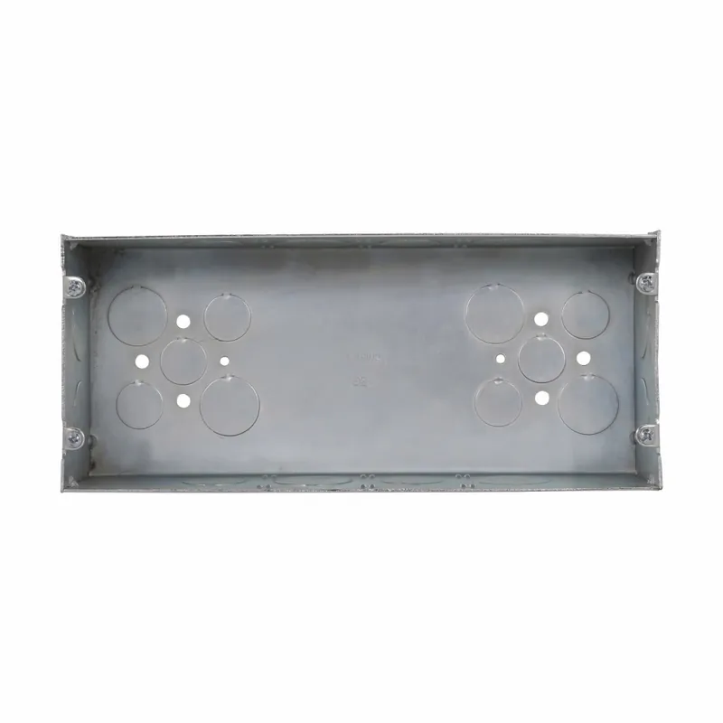 Crouse-Hinds TP872 10-7/16 x 2-1/2 x 4-1/2 Steel 4-Gang Switch Box