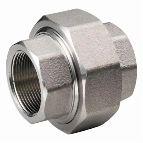 Merit Brass 3687D-04 Pipe Union, 1/4 In, FNPT, 3000 lb, 316/316L Stainless Steel