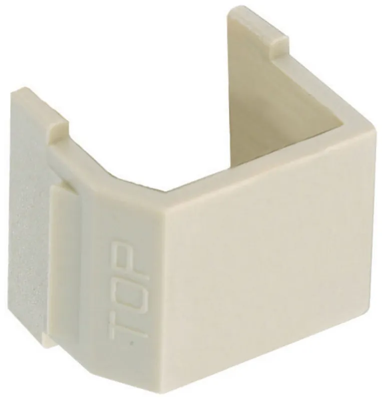 Hubbell SFSBEI10 Snap-Fit Smooth-Blank Ivory 10Pk