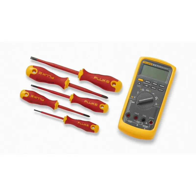 Fluke FLUKE-87V/IMSK True-RMS Industrial Digital Multimeter Service Combo Kit