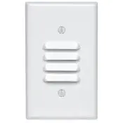 Leviton 88080 1-Gang Louvre Device Louvre Wallplate Standard Size Replacement MPN