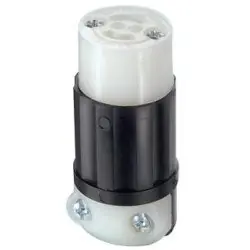 SK0482808-US20260702-105043-0 Leviton ML1-C Locking Connector 15 Amp 125 Volt Non-Grounding Industrial Grade MiniLock - Image 1