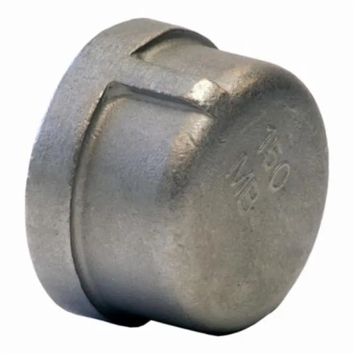 Merit Brass K616-04 Banded Pipe Cap, 1/4 in, FNPT, 150 lb, 316/316L Stainless Steel