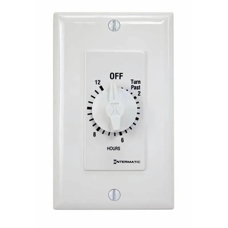 SK0482928-US20260702-105043-0 Intermatic FD12HWC Spring Wound Countdown Timer, 125-277 VAC, 12 Hour Max - Image 1