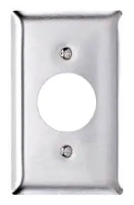 Pass & Seymour SS7 Wall Plate 1G Single Receptacle Standard 302/304 Stainless Steel