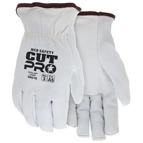 SK0483096-US20260702-105043-0 MCR Safety 3601KXXXL Premium Grade General Purpose Gloves, Drivers, Gunn Pattern/Standard Finger/Straight Thumb Style, 3XL, Grain Goat Skin Leather - Image 1