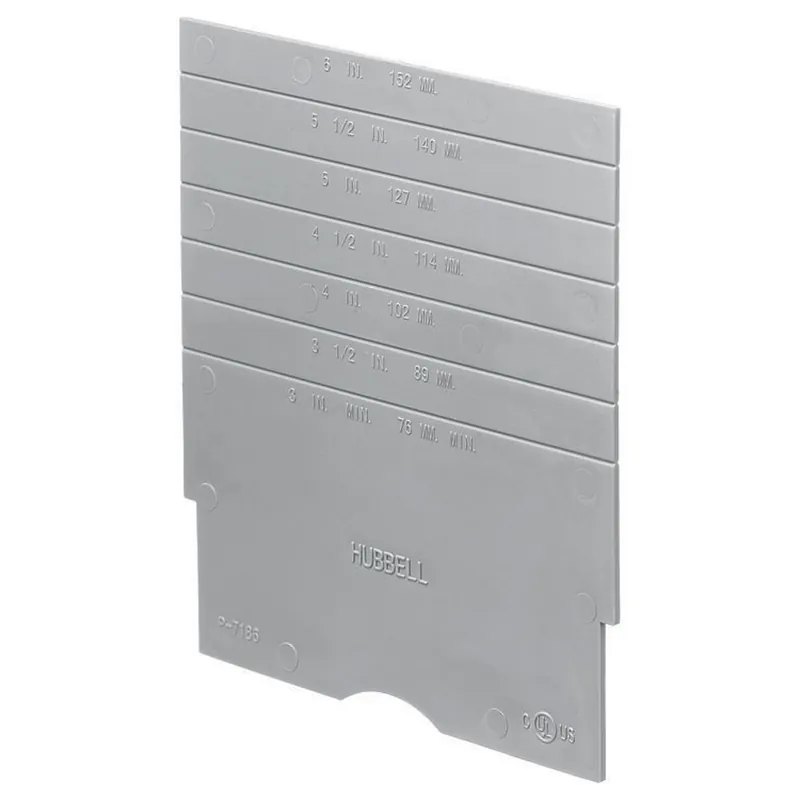 SK0483300-US20260702-105043-0 Hubbell S1DIV1 HUB F-BOX DIVIDER SIDE/SIDE SYSTEM 1 - Image 1