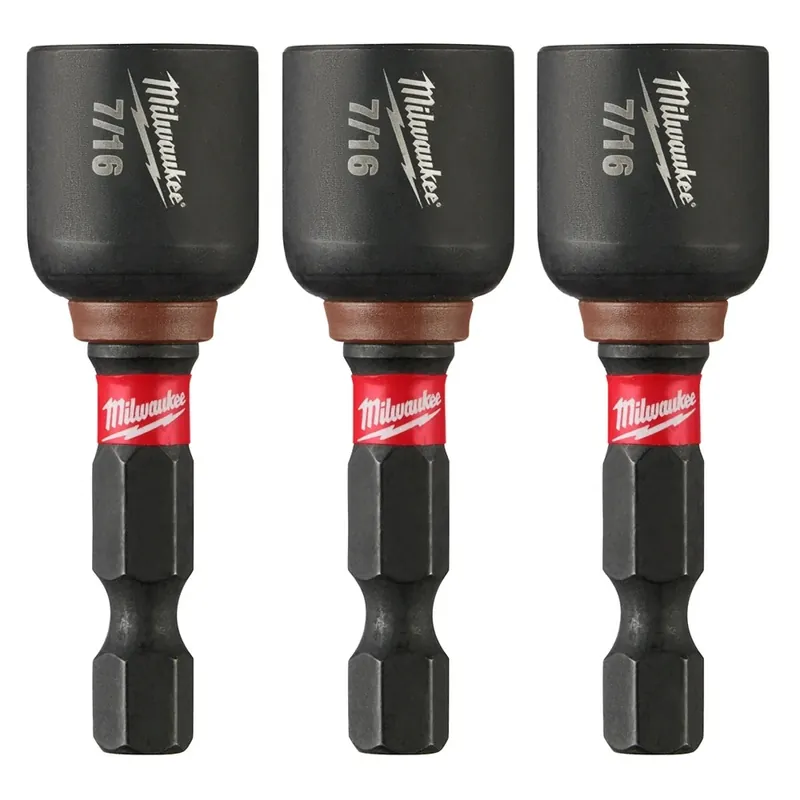 Milwaukee 49-66-4526 Magnetic Nut Driver 7/16 in Drive 3 Pack