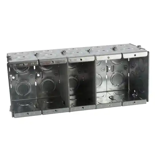ABB GW-535-G Gangable Masonry Box 111.7 cu-in Capacity 3-3/4 x 9-3/16 x 3-1/2