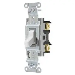 SK0483453-US20260702-105043-0 Hubbell CSB115W Switch, Spec, SP, 15A 120/277V, B+S - Image 1
